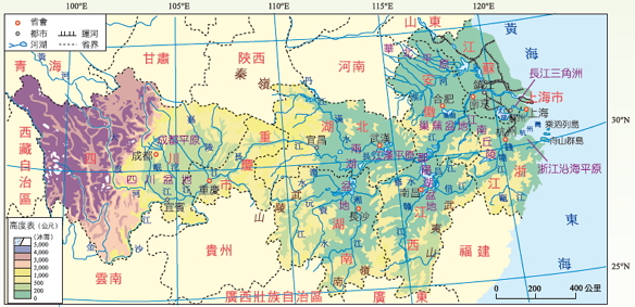 華中地區圖